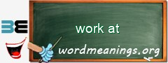 WordMeaning blackboard for work at